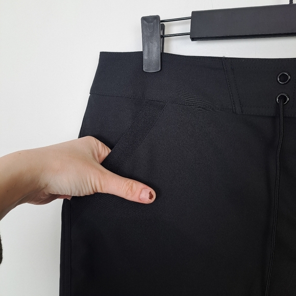 NEW Jag Black Sporty Casual Neutral Fitness Everyday High Rise Shorts Sz Medium - Picture 3 of 7